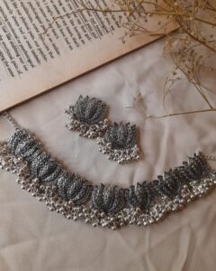 Oxidise_Poddo_Choker_Necklace