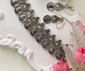 Doller_Face_Oxidise_Choker_Necklace 
